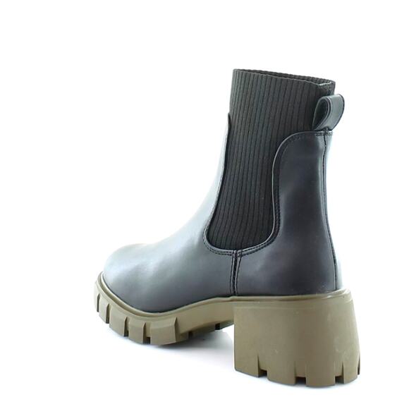 Steve Madden Hayle Women's Boots Black/Olive Platform Lug Sole Size 10 New‎ - Picture 9 of 16